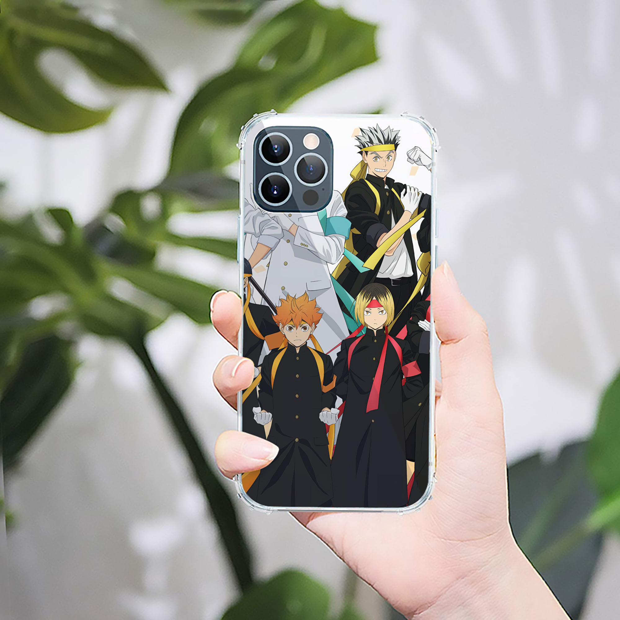 （画像用） ハイキュー!! Haikyu!! 【iPhone 12シリーズ対応】透明スマホケース（クリアソフトケース）
